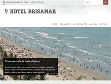 Tablet Screenshot of hotelbrisamar.com.br